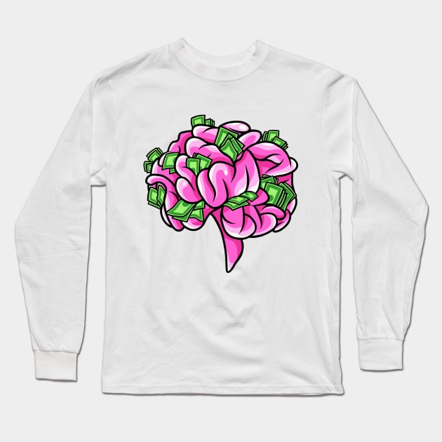 Money on my Mind Long Sleeve T-Shirt by SmittyGFX